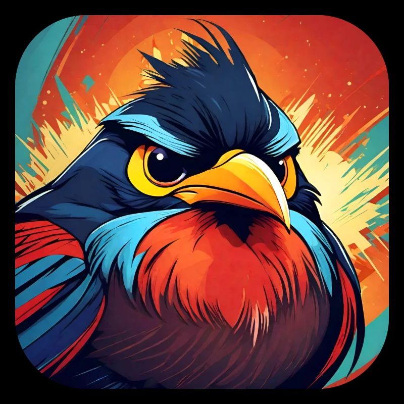 Grimmiger Vogel