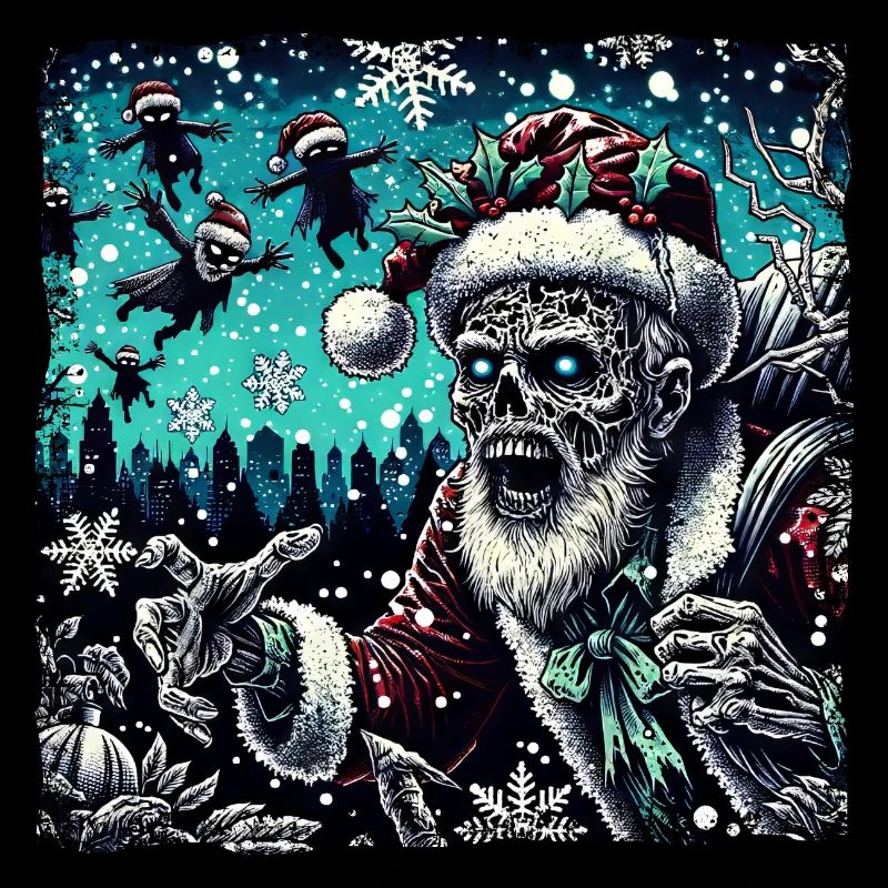 Zombie du Père Noël - Effrayant