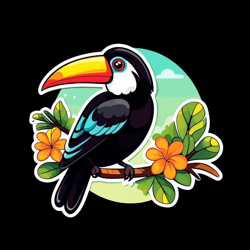 Toucan Bird Illustration