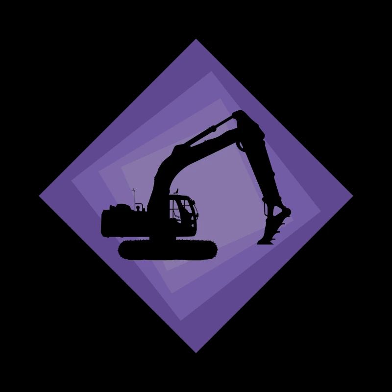 Bagger Baggerfahrerin Bauarbeiter