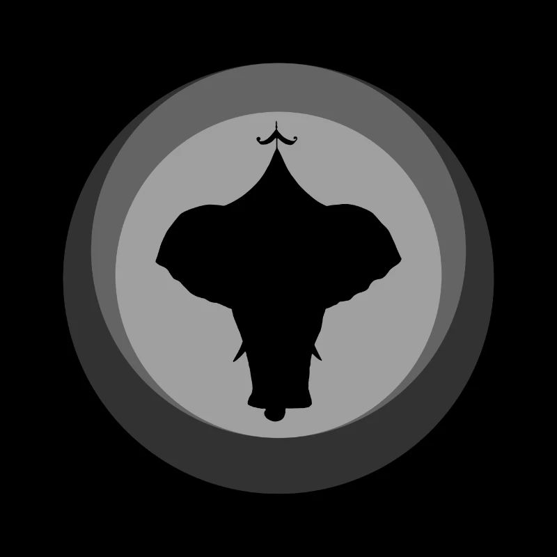 Chapiteau de cirque éléphants de cirque