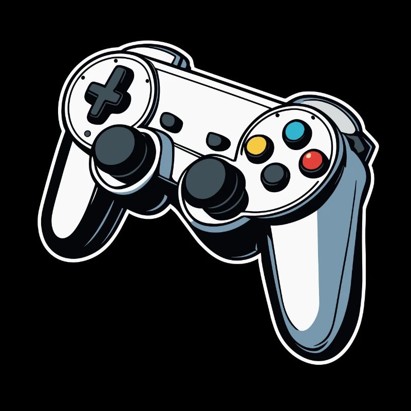 Controller White Illustration