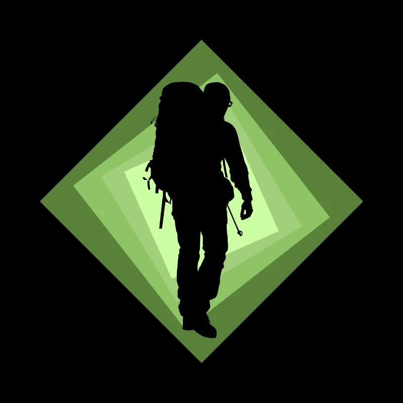 Backpacker Wandern Rucksack