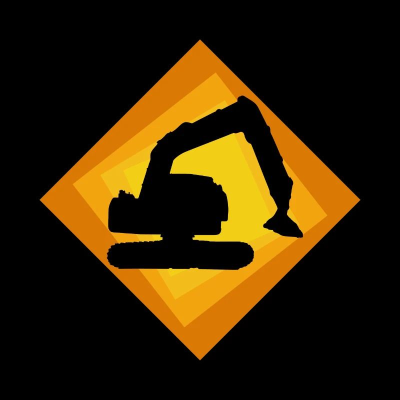Excavator, Construction Worker, House Construction