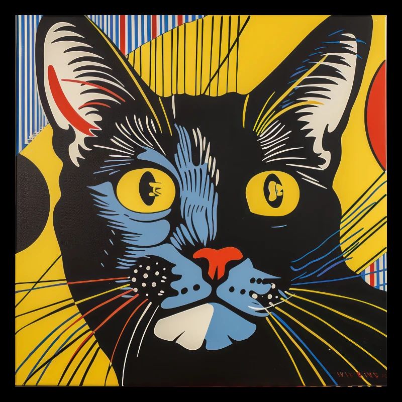 Chat, motif de chat, bande dessinée