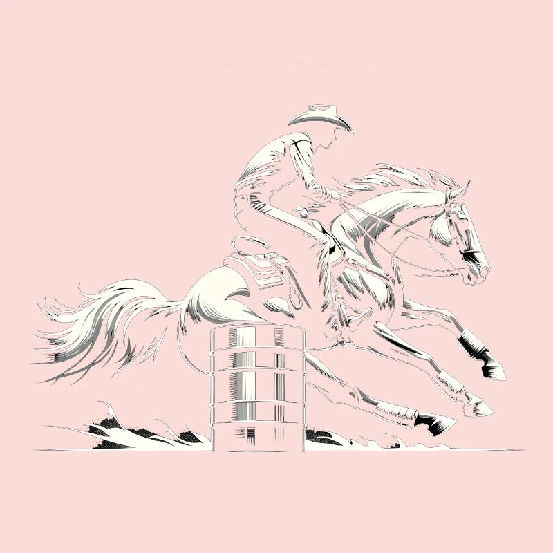Barrel Racing Dynamism