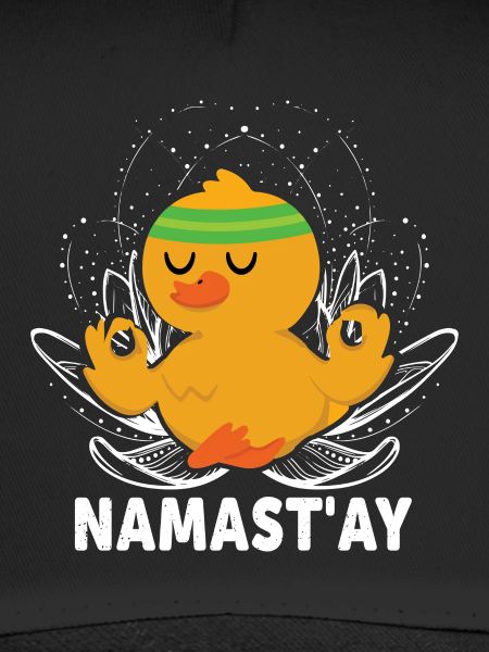 Funny Namaste Yoga Duck