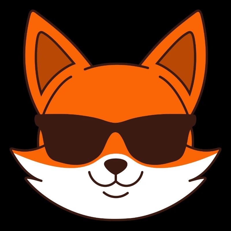 Fuchs mit Sonnenbrille