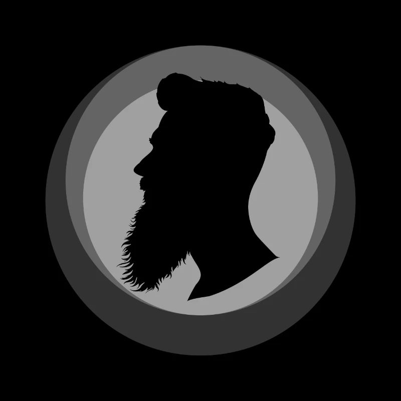 Schnurrbart Hipster