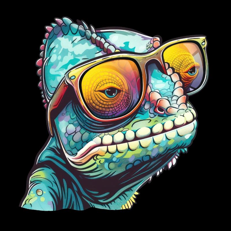chameleon, sunglasses, summer, gift