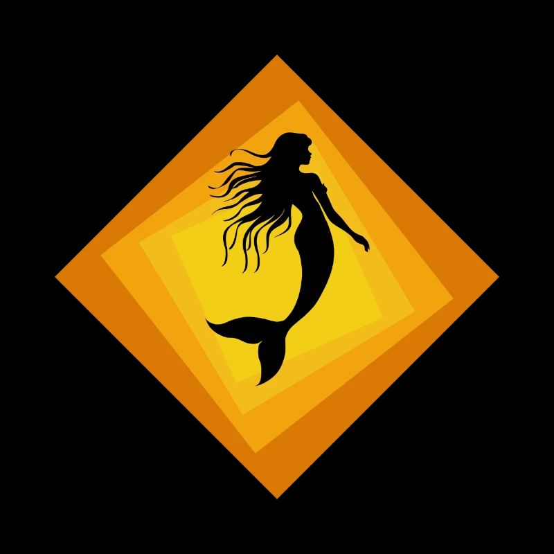 Mythical creature Neptune manatee