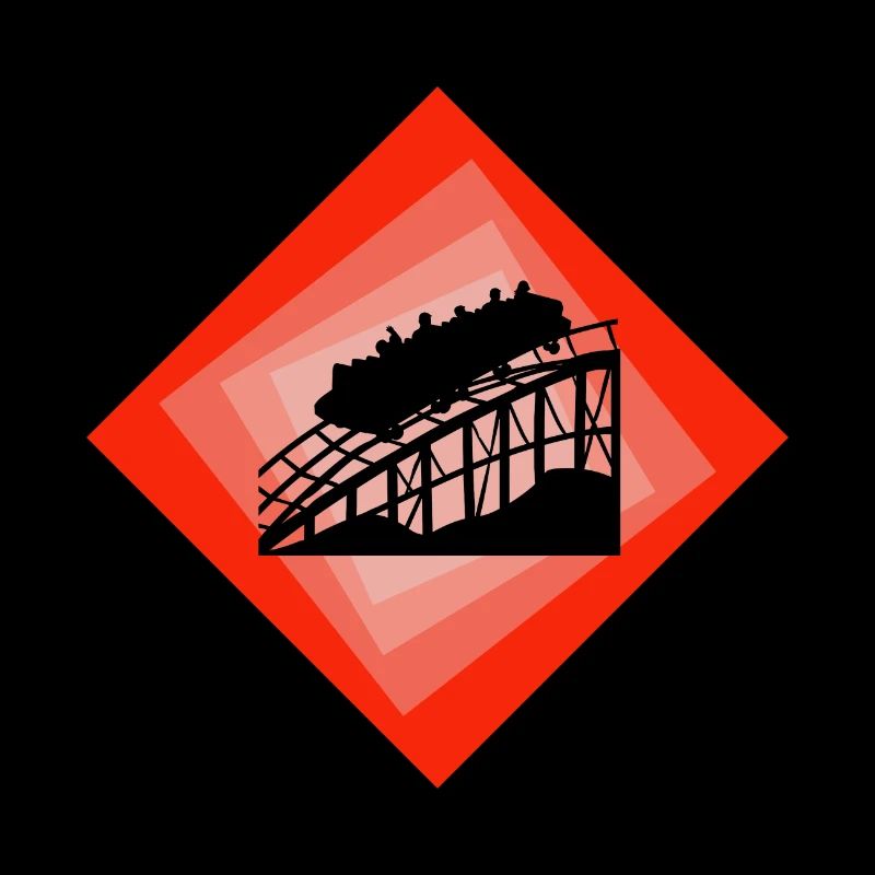 Roller coaster beer mug