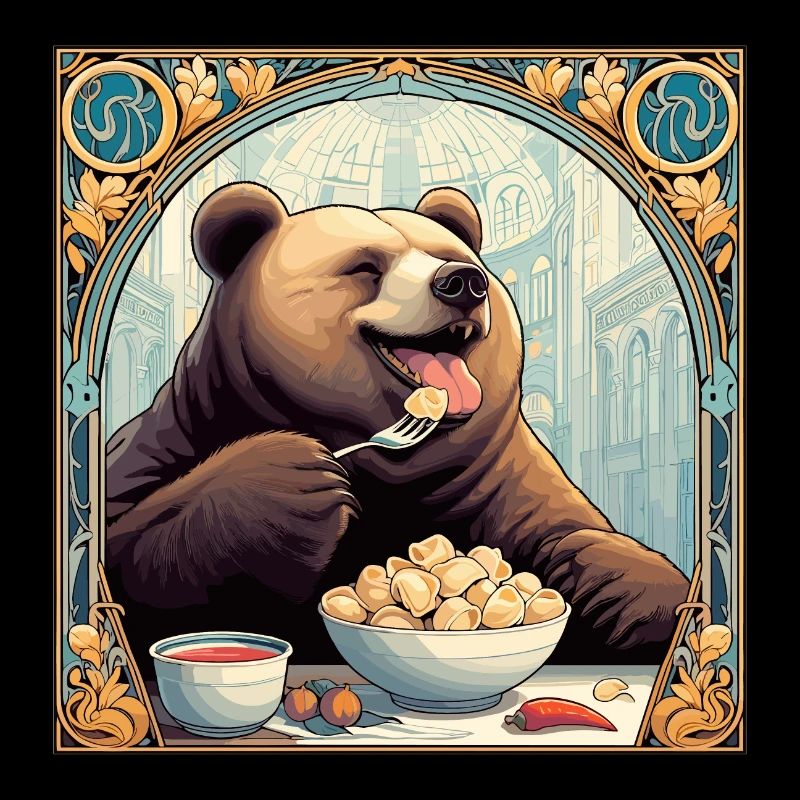 Pelmeni Bear Russian Gift