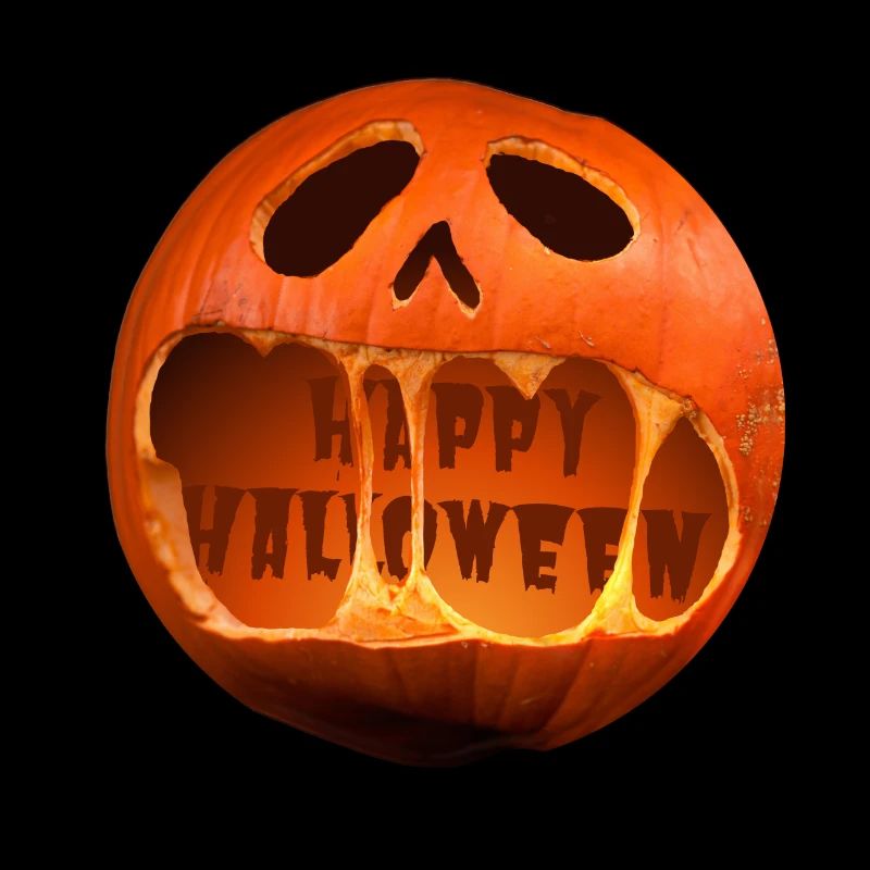 Scream Pumpkin Halloween Screaming