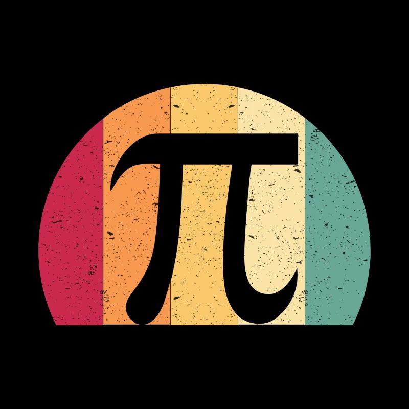 Pi Retro Vintage Mathelehrer Mathematiker
