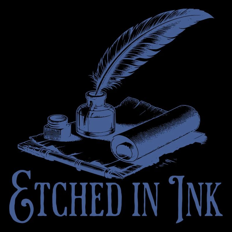 Dark Academia Etched In Ink