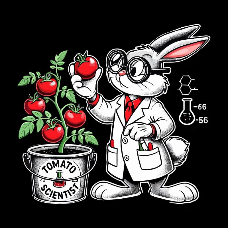 Tomate scientifique science lapin cadeau