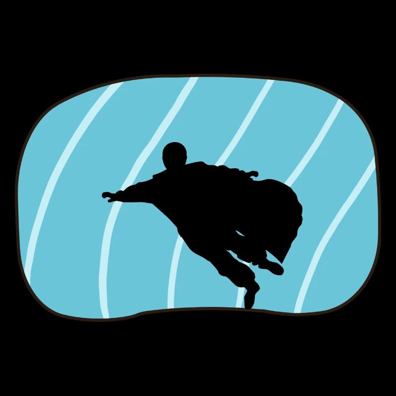 Cascadeur volant en wingsuit
