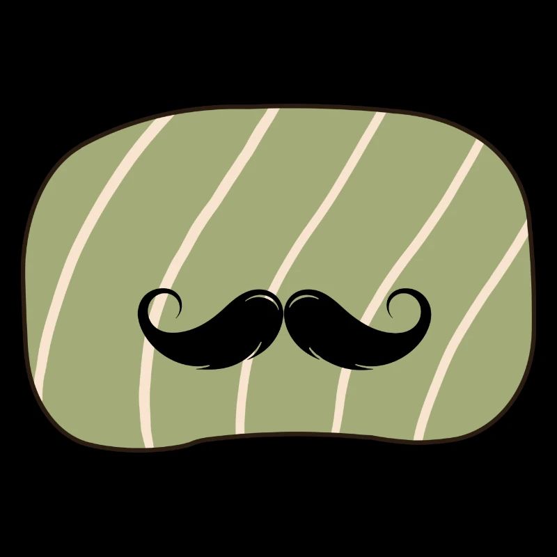 Schnurrbart Hipster