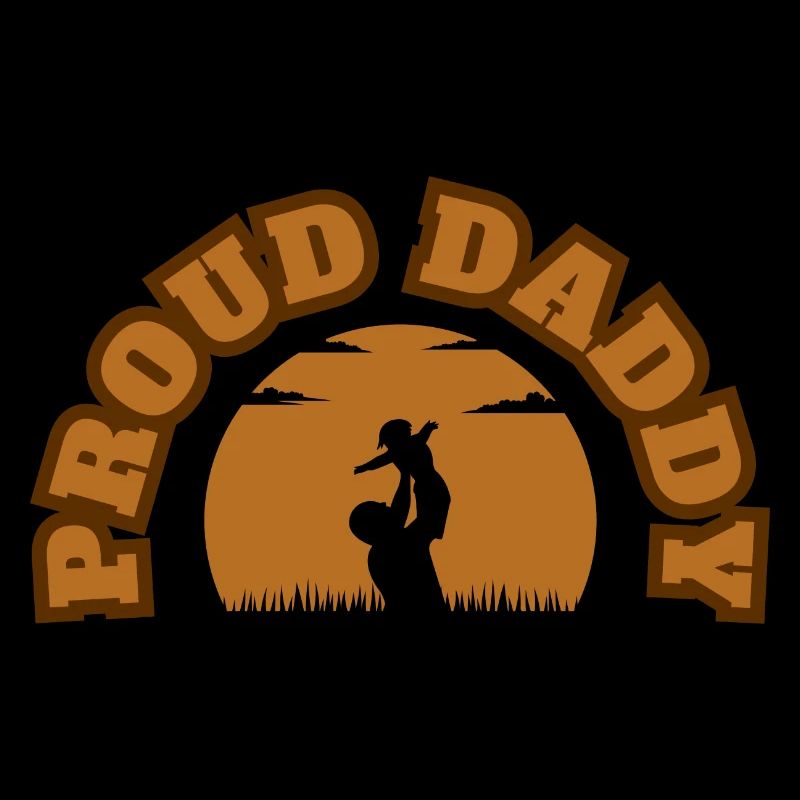 Proud Daddy Kid Brown