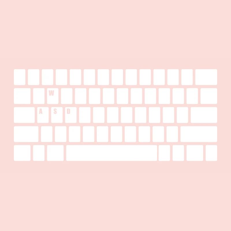 Computer Keyboard WASD Gaming PC Multiplayer Skill