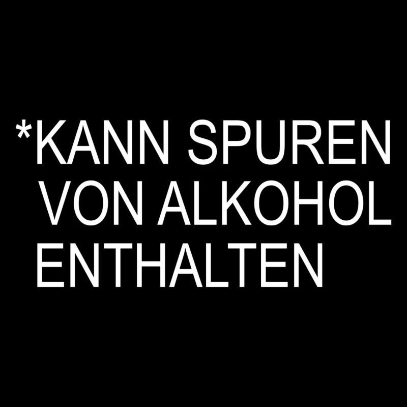 Kann Spuren von Alkohol enthalten