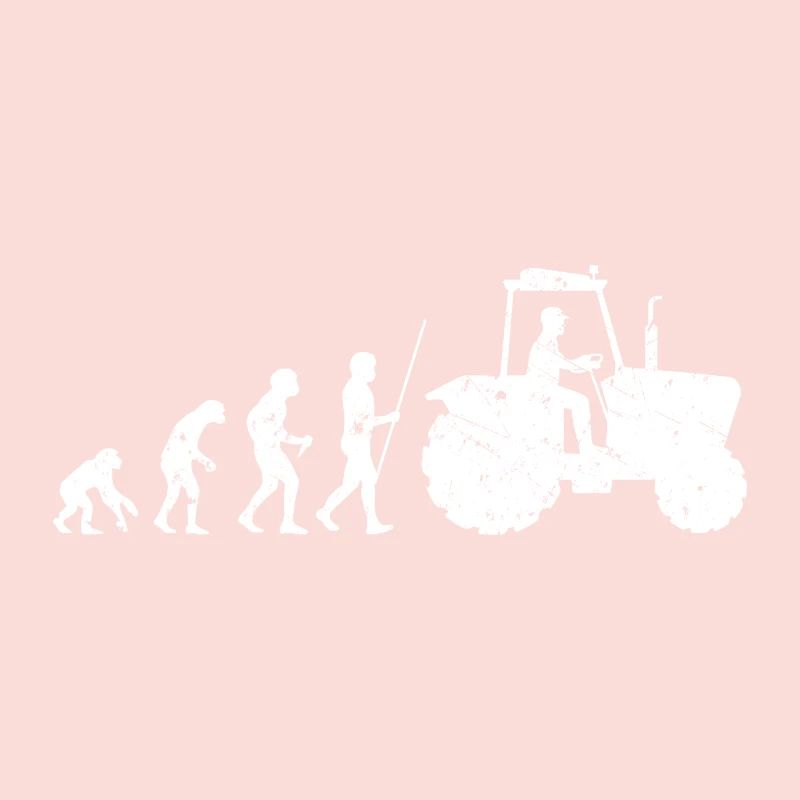 Traktor Evolution Bauer Landwirt Farmer Geschenk
