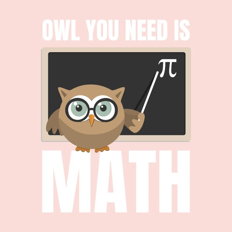 Mathe Eule Lehrer Lehrerin Mathelehrer Mathematik