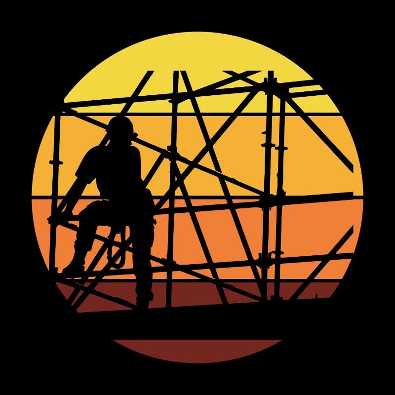 Échafaudage échafaudage Échafaudage Vintage Retro