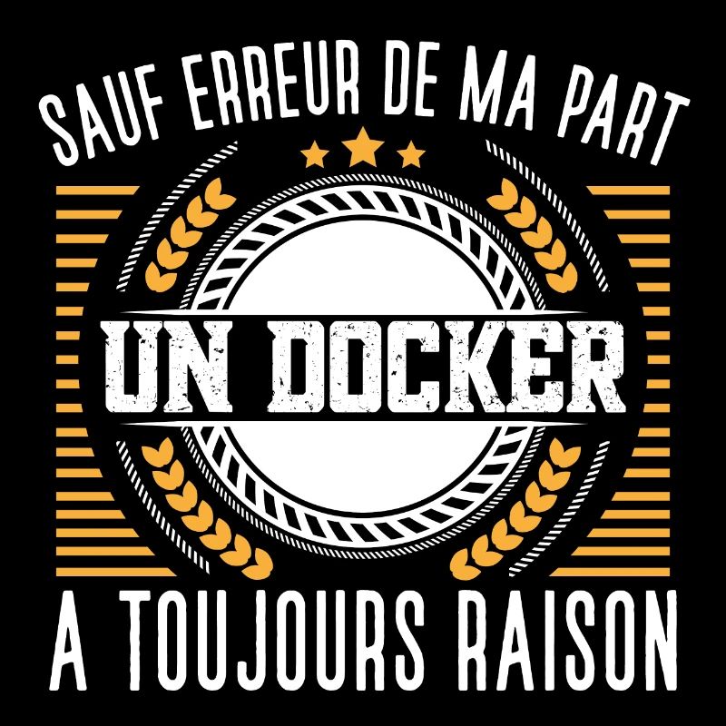 Docker idée cadeau. Transport marchandise humour