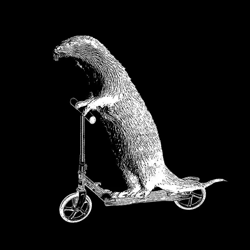 rollender Otter