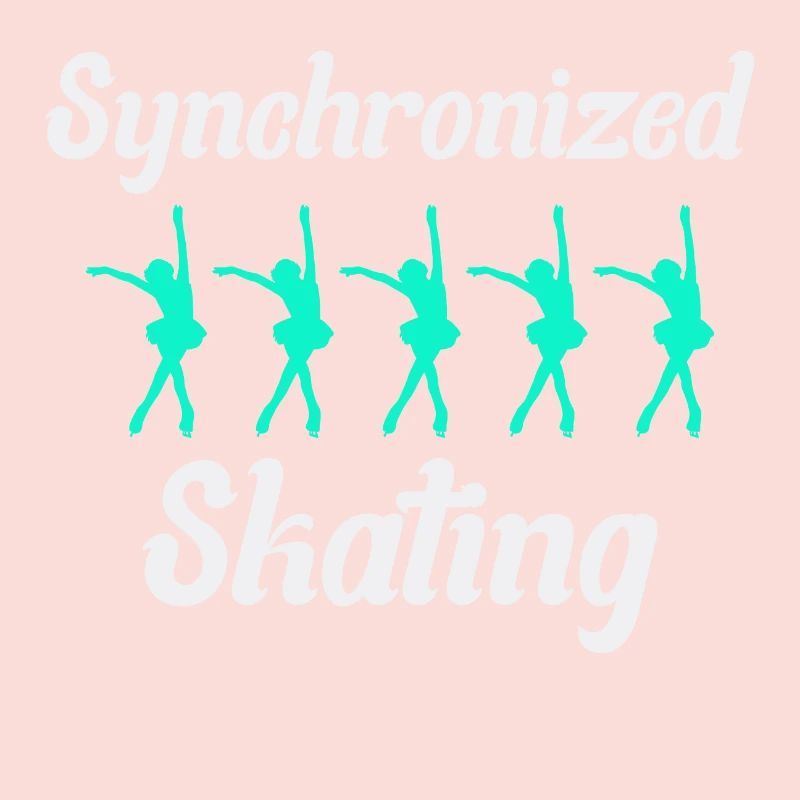 Synchro Synchronized Figure Skating Ice Skater