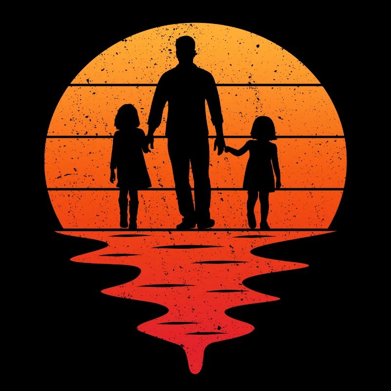 Father of two daughters gift dad daughters