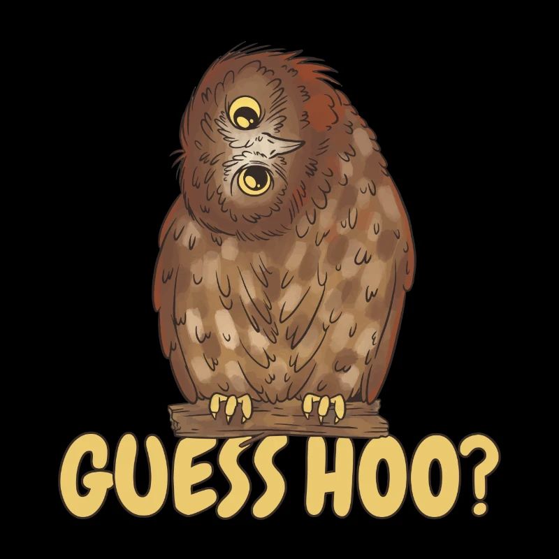 Eule Guess Hoo