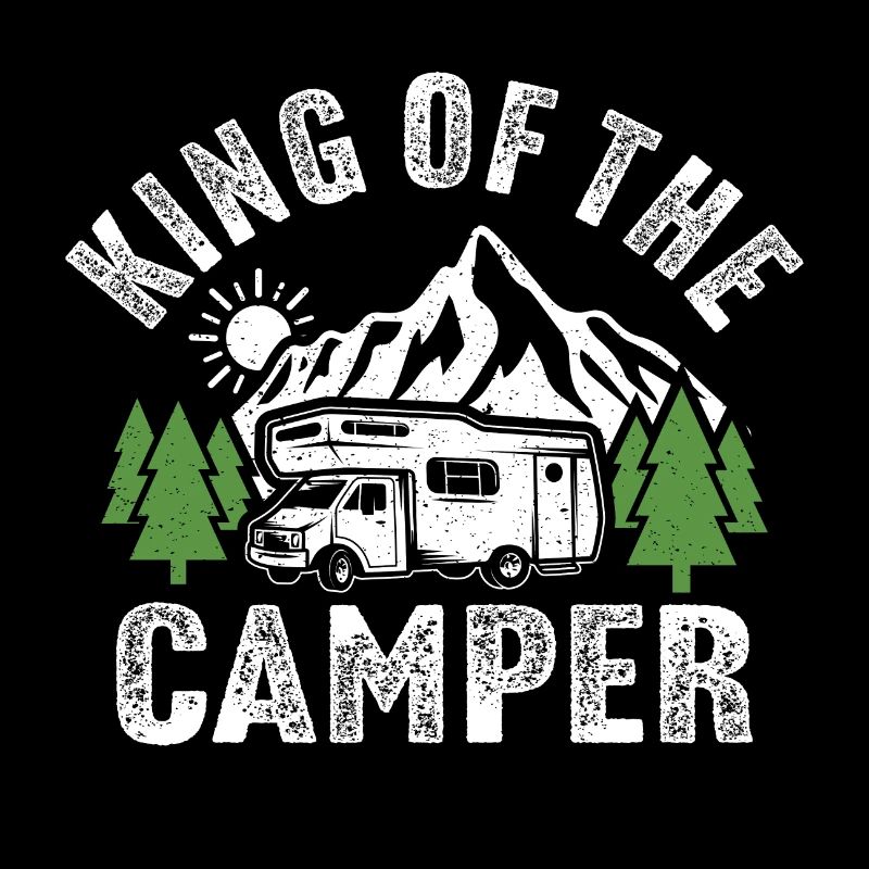 König des Wohnmobils Camping Wohnwagen Wohnmobil