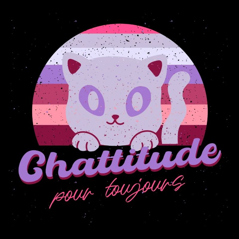 Chattitude - cadeau chat - amoureuse des chats