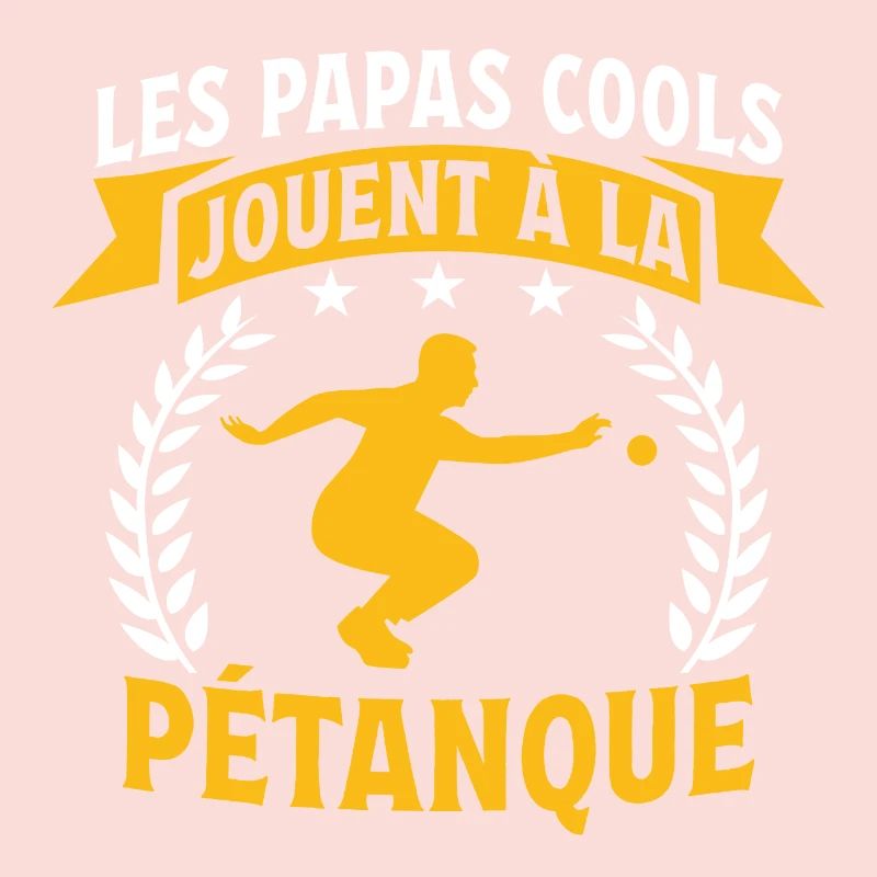 Les papas cools jouent à la pétanque