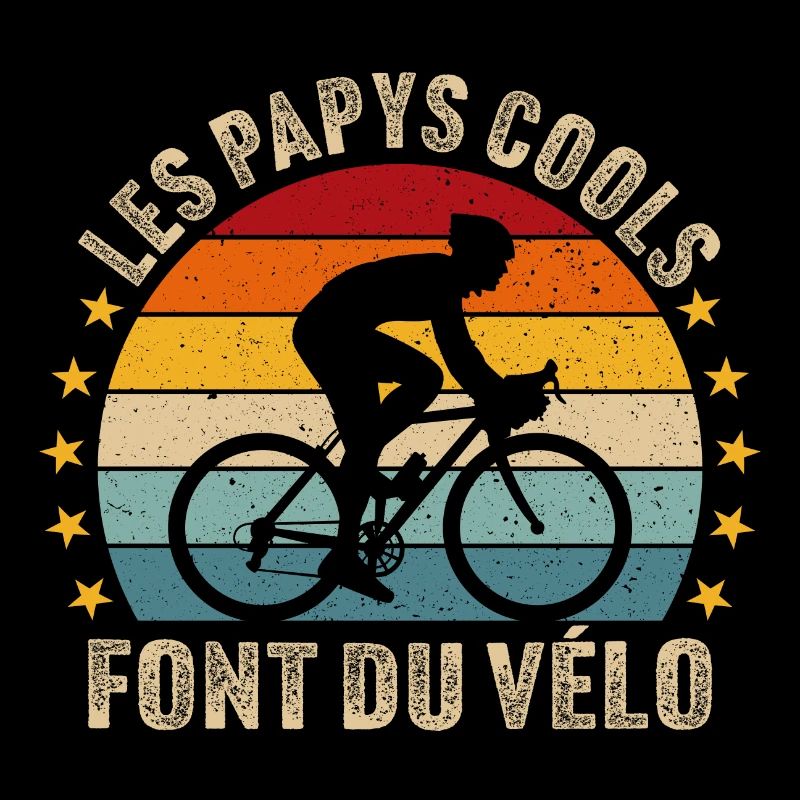 Cyclisme Amusant Vélo Les Papys Cools Font Du Vélo