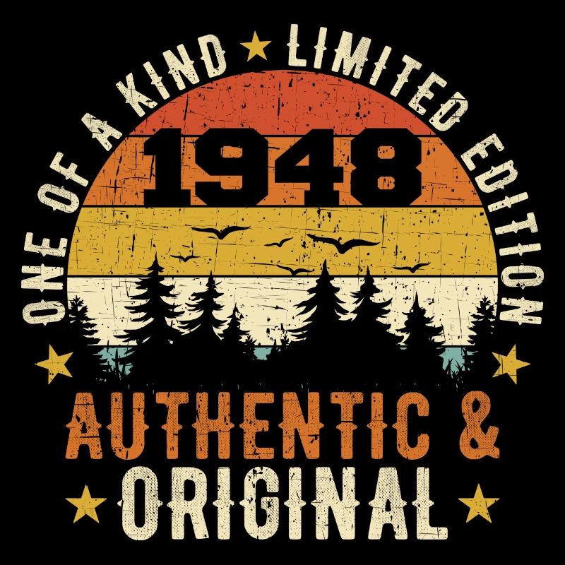 Original 1948 Birthday Gift 1948 Authentic