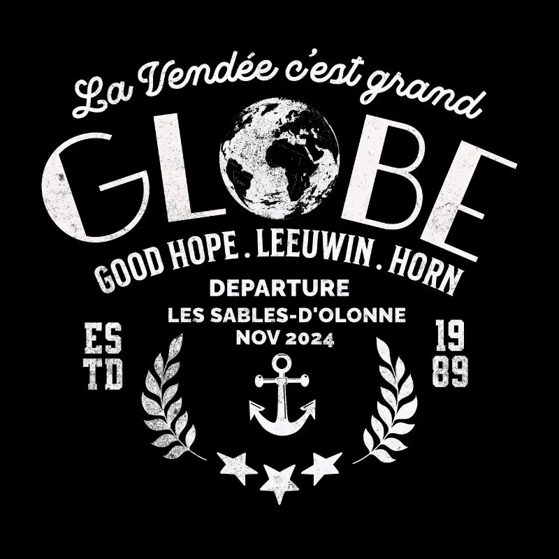 Globe nautical race around the globe