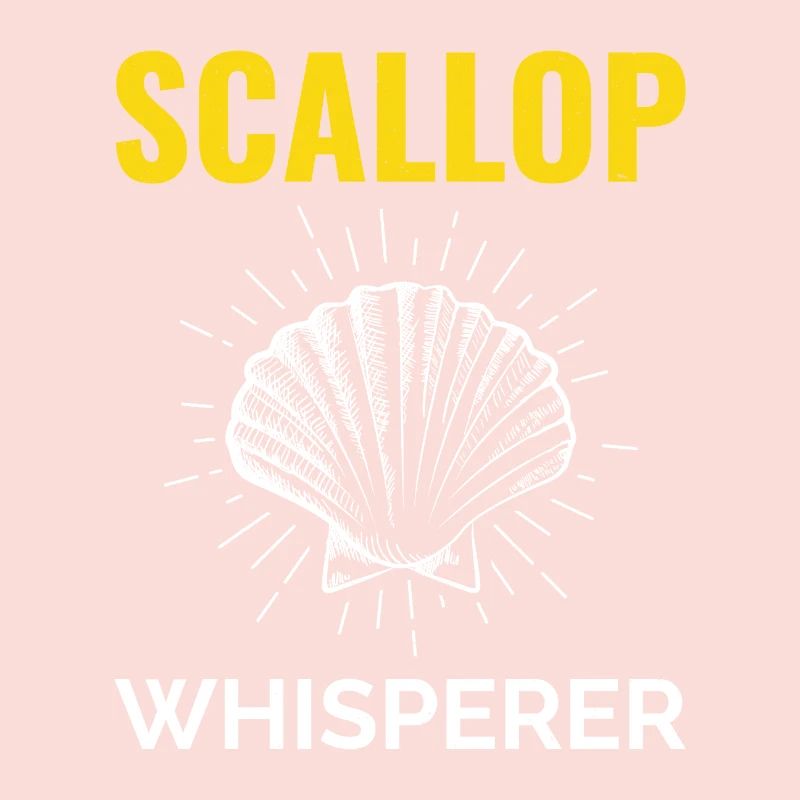 Scallop Seashells Collector Beachcomber Shellfish