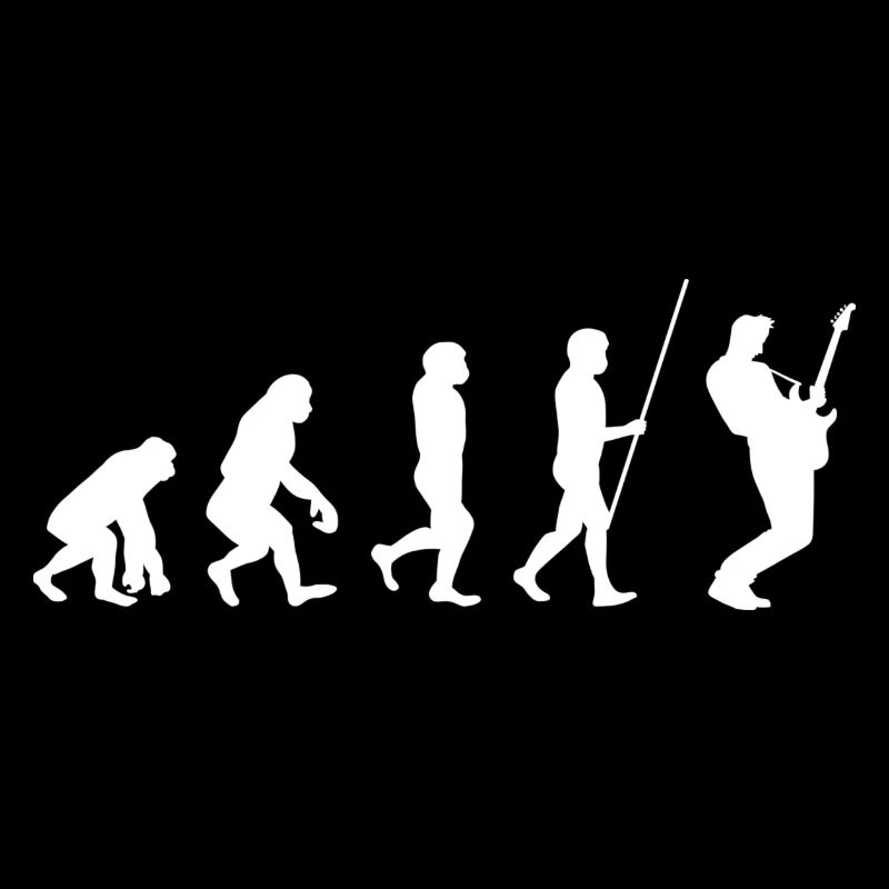 Guitarist Band Evolution