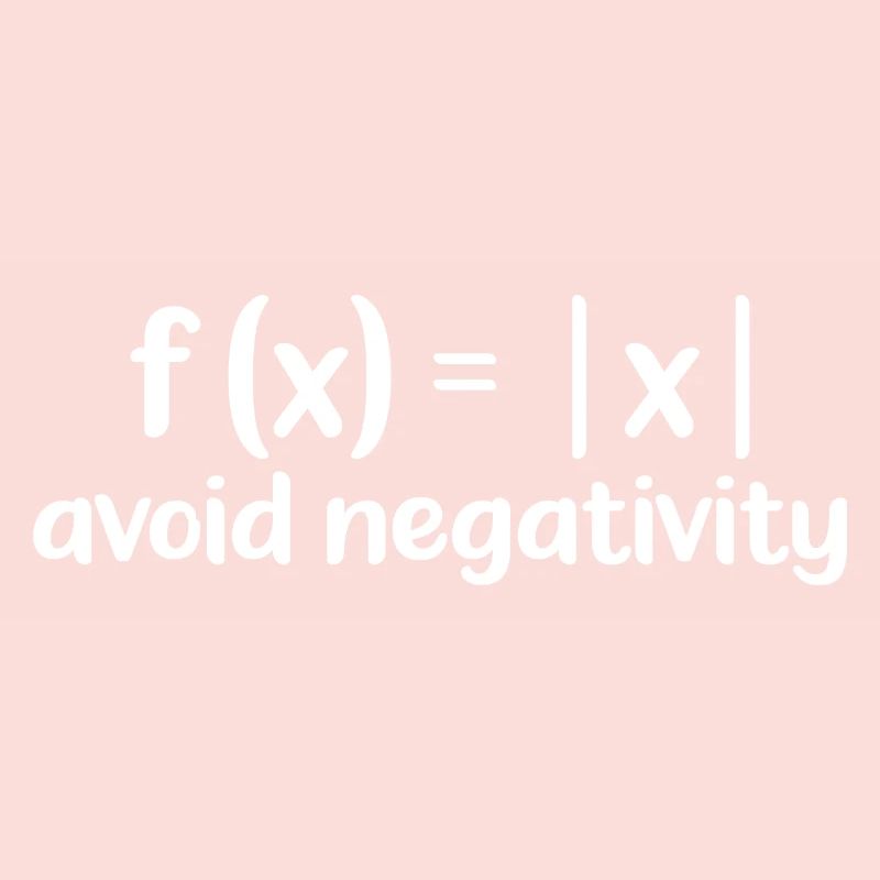 Avoid Negativity Math Equation Motivation