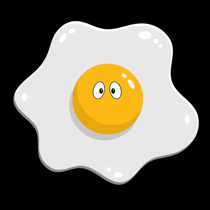 Spiegelei mit Augen