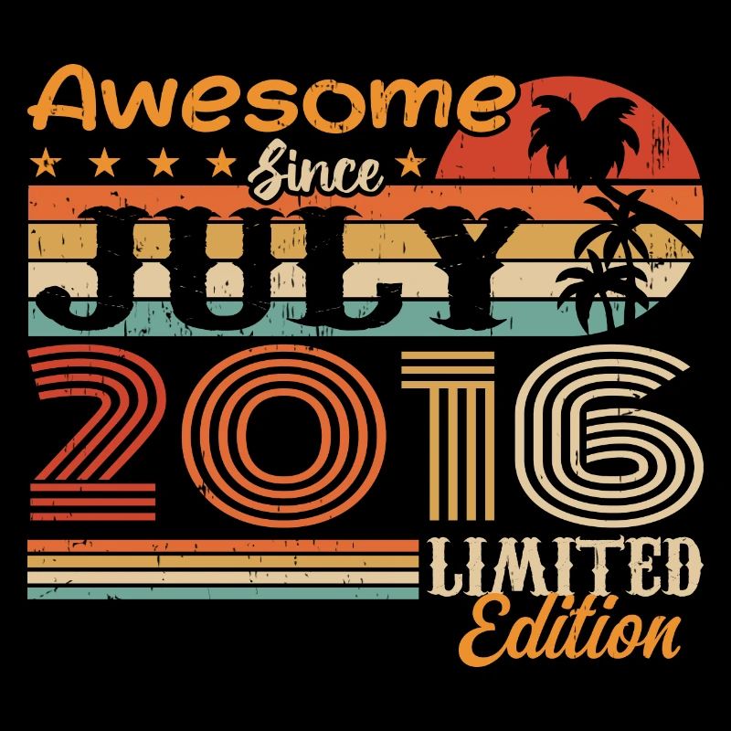 Juli 2016 Juli Geburtstagsgeschenk Juli 2016