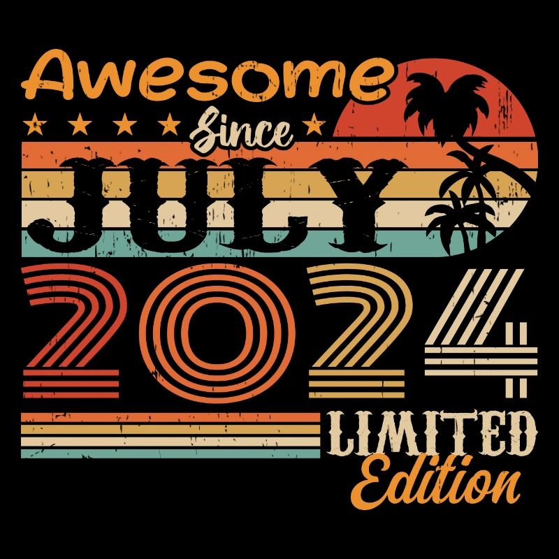 Juli 2024 Juli Geburtstagsgeschenk Juli 2024