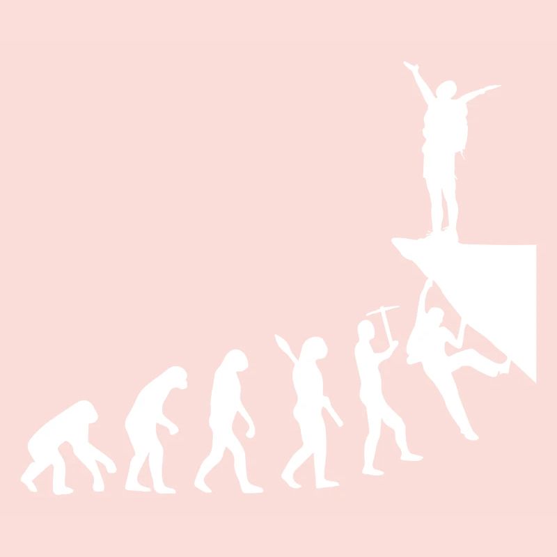 Evolution zum Bergsteiger Entwicklung klettern