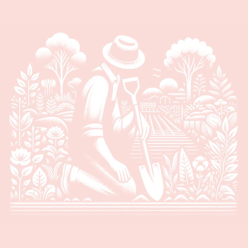 Gardener at work