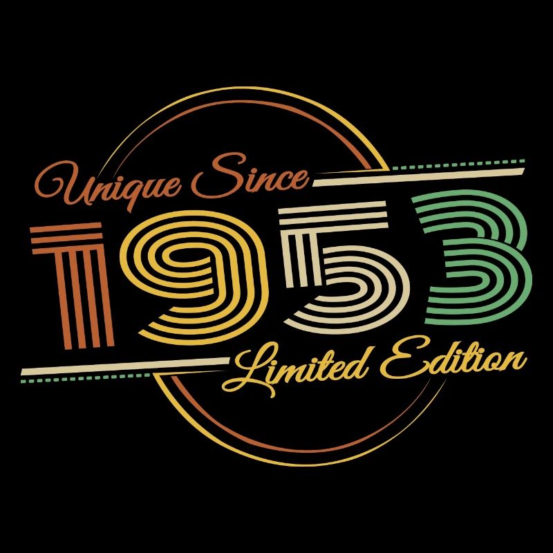 Einzigartig seit 1953 Retro Geburtstag