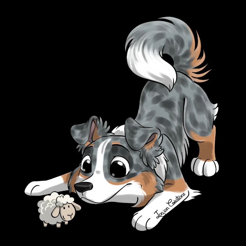 The cutest Australian Shepherd